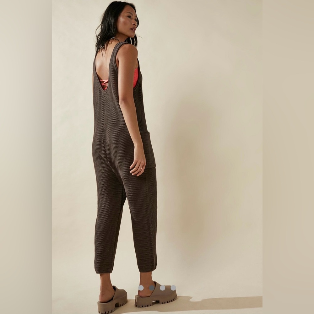 NWT FREE PEOPLE BEACH Hailee Sweater Jumper In Minked Brown MSRP $78 Size M - Picture 5 of 13